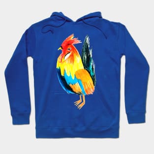 Sketch of a Rooster Hoodie